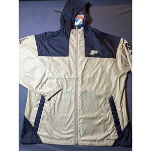 Columbia Purdue Boilermakers Flash Challenger II Windbreaker Gold Black XL NEW